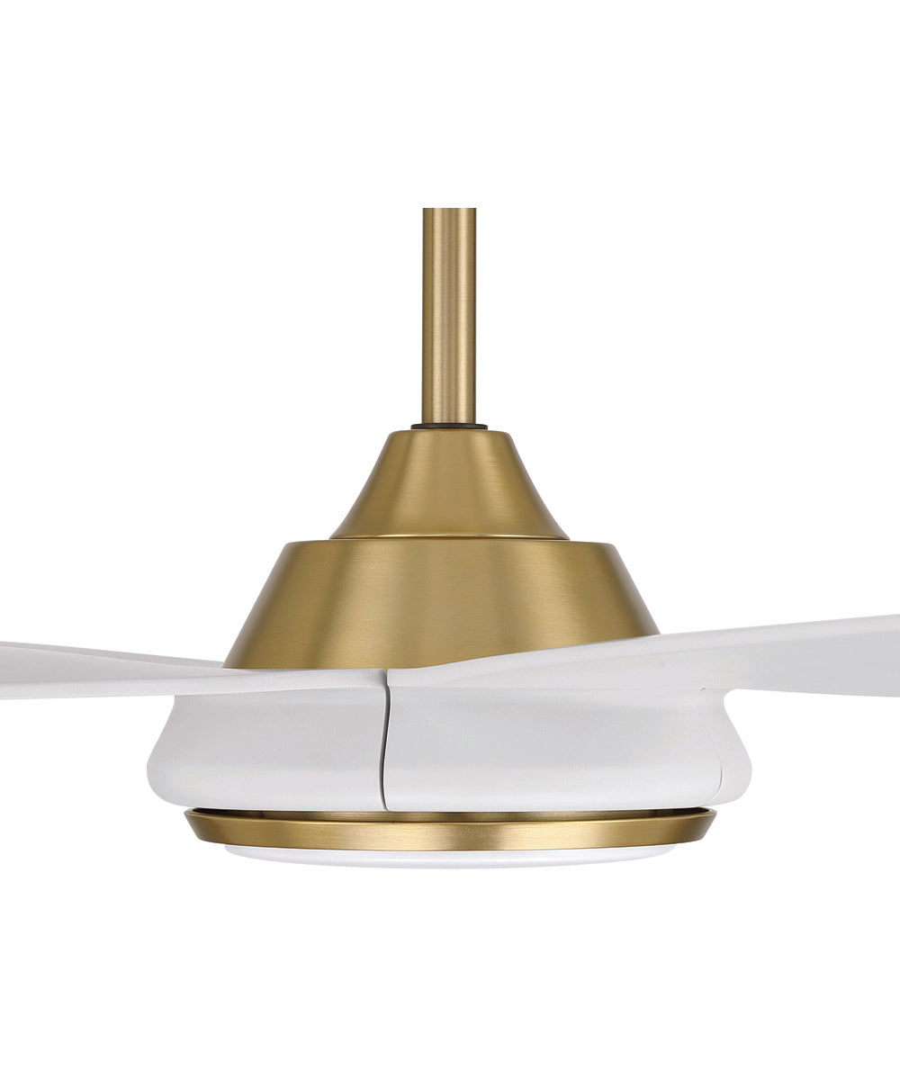 Frye 52" 5-Blade Indoor ceiling Fan 1-Light Fan Satin Brass