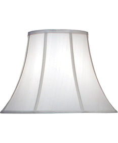 9x18x13 Off White Silk Shantung Bell Softback Lampshade