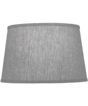 13x16x10 Ash Geneva Linen Drum Hardback Lampshade