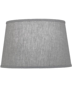 13x16x10 Ash Geneva Linen Drum Hardback Lampshade