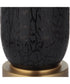 Spyglass Black Wood Grain Table Lamp