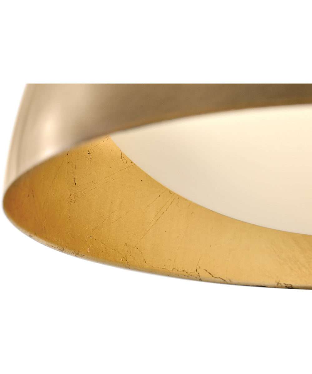 Vargas 1-Light Small Task Light Sconce in Heritage Brass