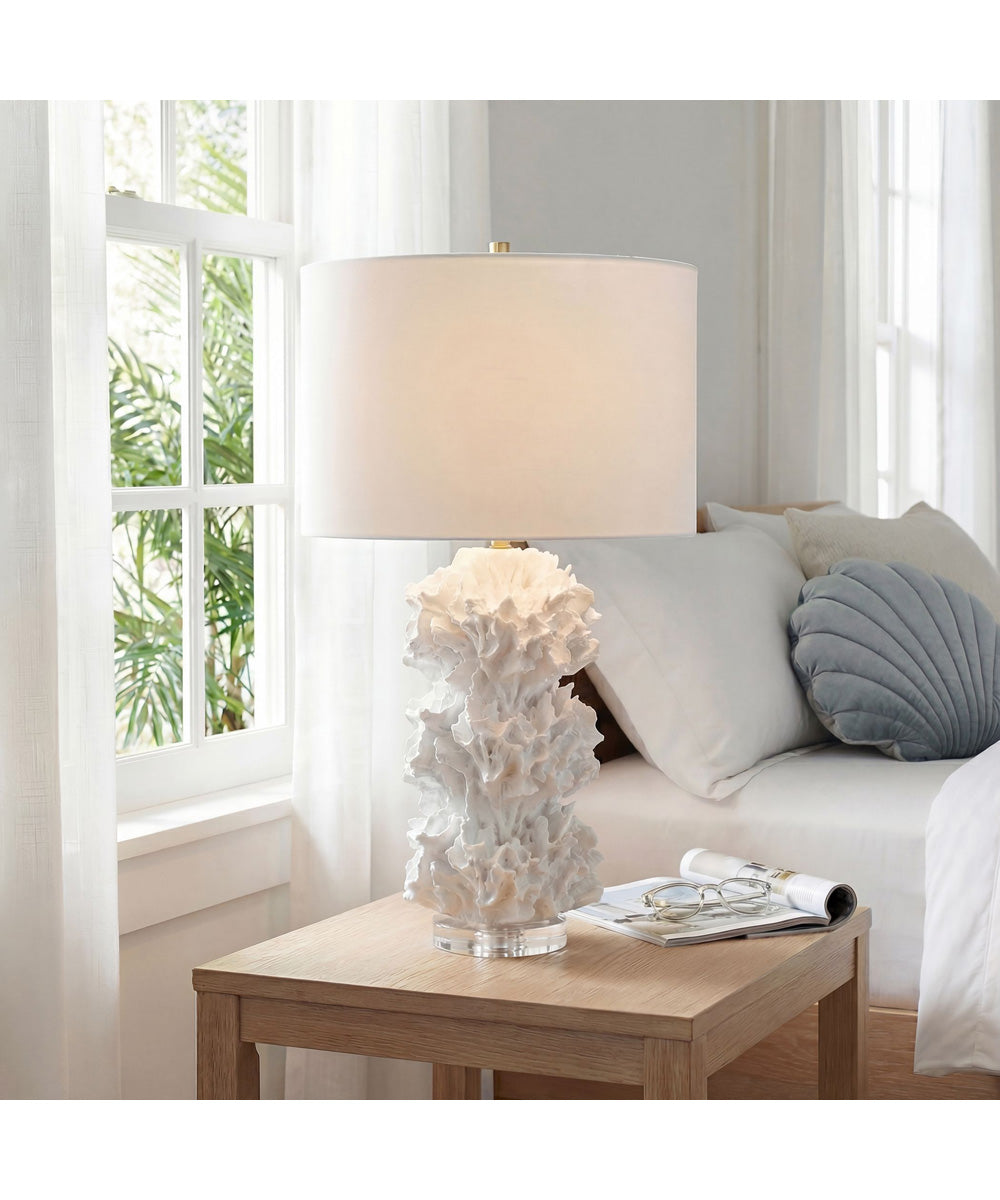 Cambre White Coral Table Lamp