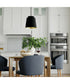 Pratt 1-Light Pendant Matte Black