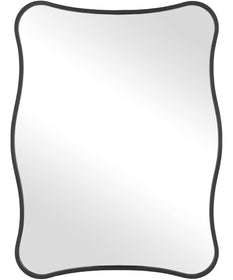 Pavia Black Vanity Mirror