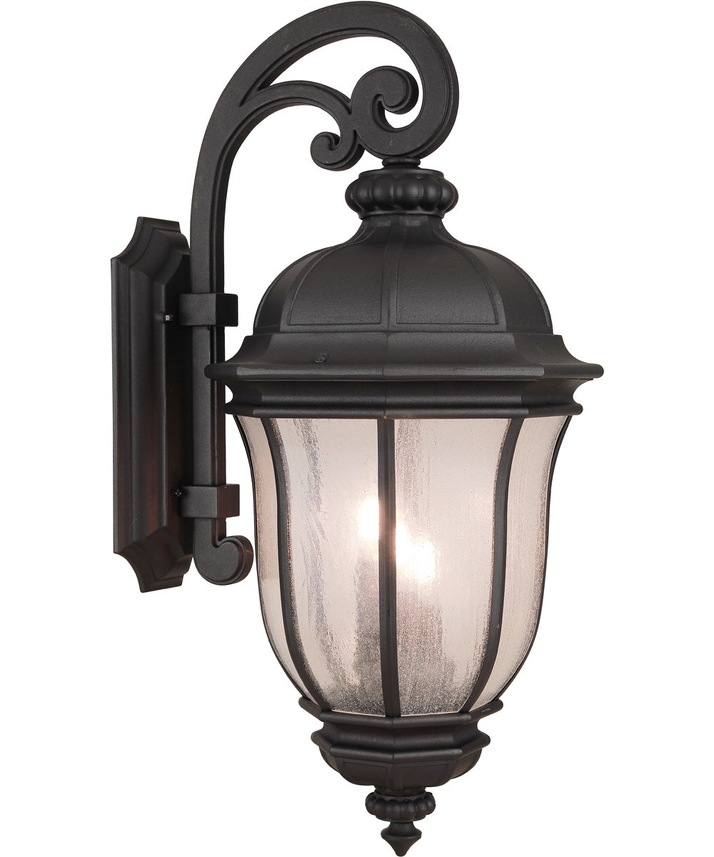 Harper 3-Light Outdoor Lighting Textured Black