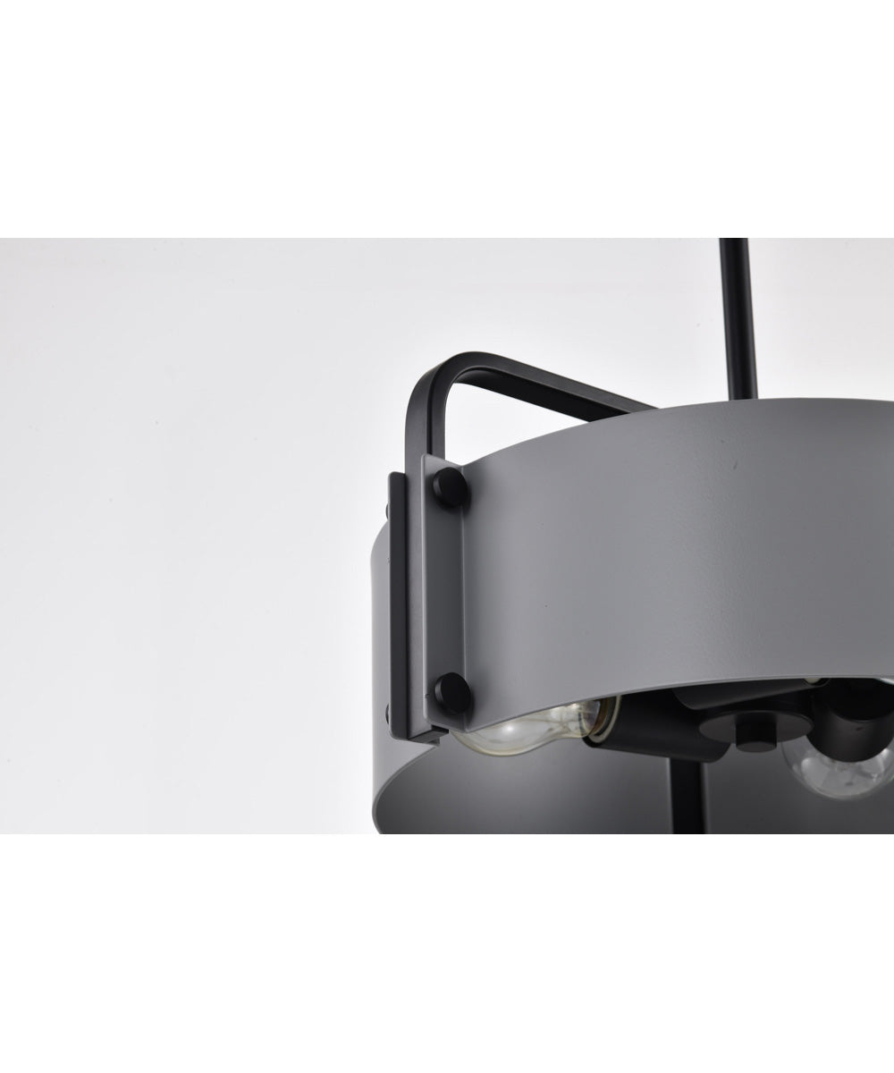 Altos 3-Light Pendant Matte Gray