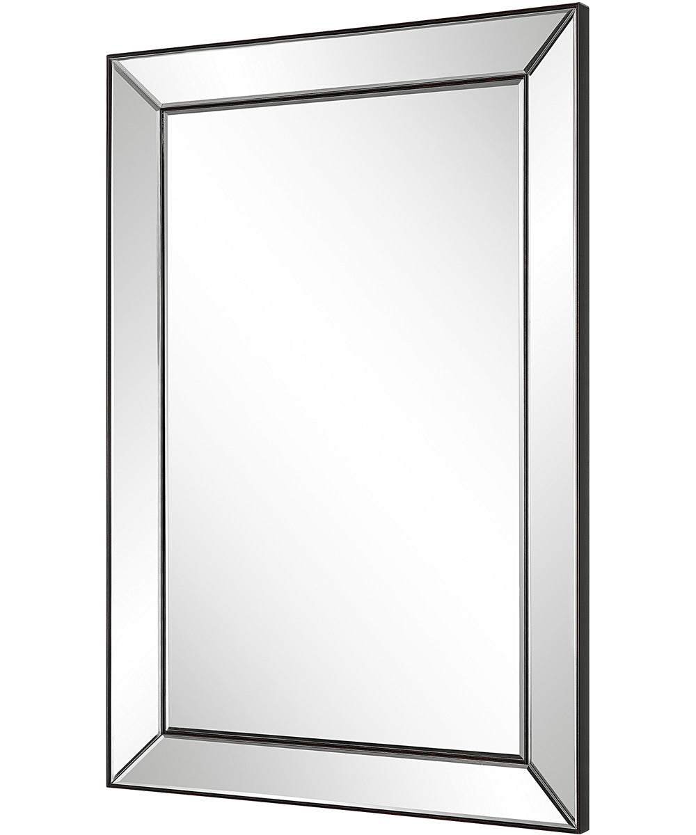 23x34" Wall Mirror in Dark Bronze