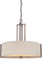 24"W Gemini 4-Light Pendant Hazel Bronze