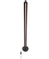 Cameron 1-Light Lighting Flat Black/Walnut
