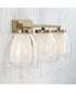 Joss 3-Light Vanity Aged Brass