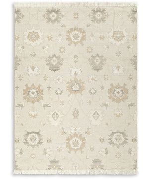 Calkin Large Rug Linen/Gray/Caramel