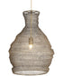 Murmur Woven Brass 1 Light Pendant