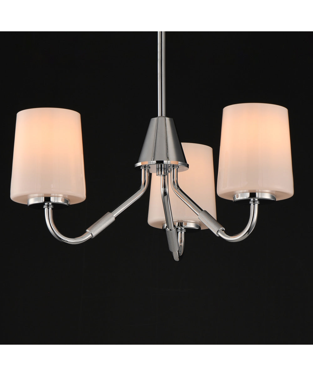 Durham 3-Light Chandelier Polished Chrome