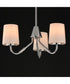 Durham 3-Light Chandelier Polished Chrome