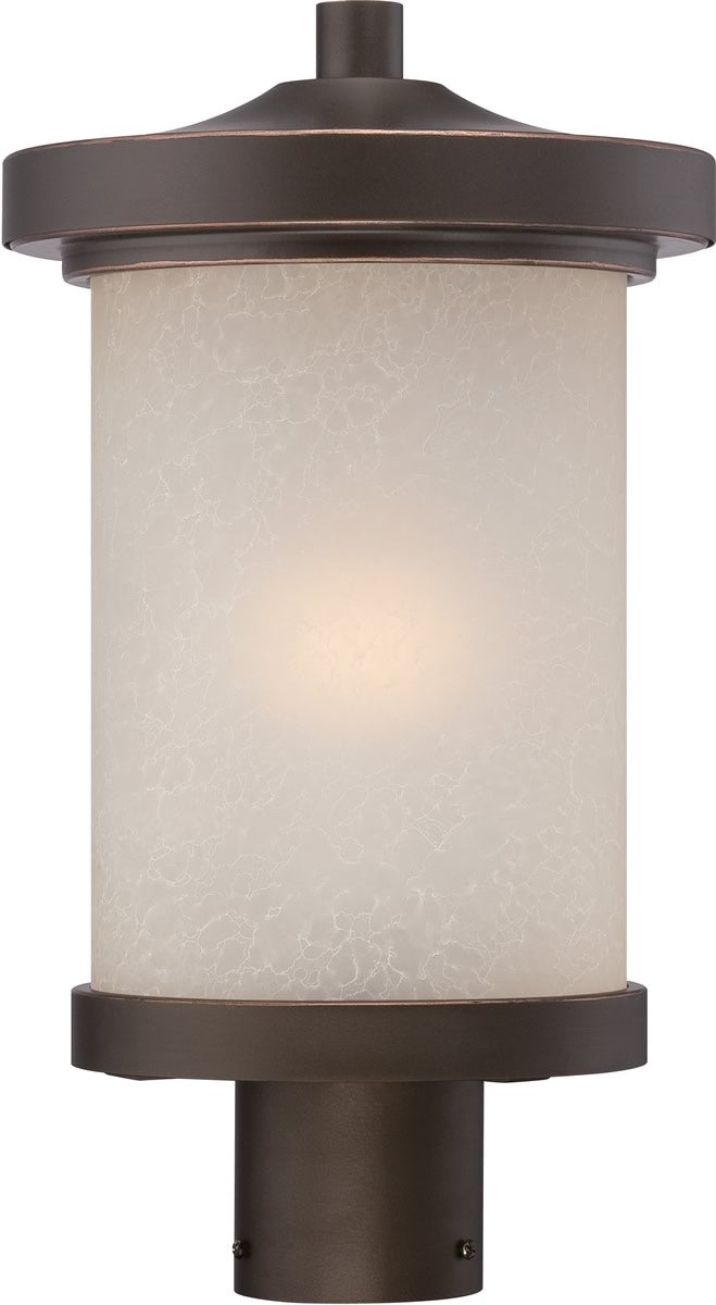 16"H Diego 1-Light LED Outdoor Mahogany Bronze