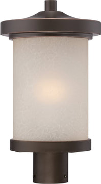 16"H Diego 1-Light LED Outdoor Mahogany Bronze