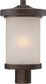 16"H Diego 1-Light LED Outdoor Mahogany Bronze