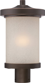 16"H Diego 1-Light LED Outdoor Mahogany Bronze