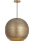 Aurelia 20 inch 1-Light Pendant Weathered Brass