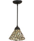 8" Wide Willow Jadestone Mini Pendant Light