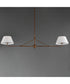 Dunbridge 2-Light Pendant Weathered Brass