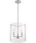 12"W Sommerset 3-Light Pendant Brushed Nickel