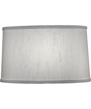 14x15x9 Global White Drum Hardback Lampshade