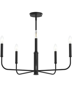 Reines 5-Light Medium Chandelier Matte Black