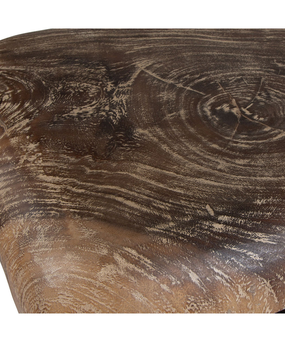 Loophole Bleached Wash Accent Stool