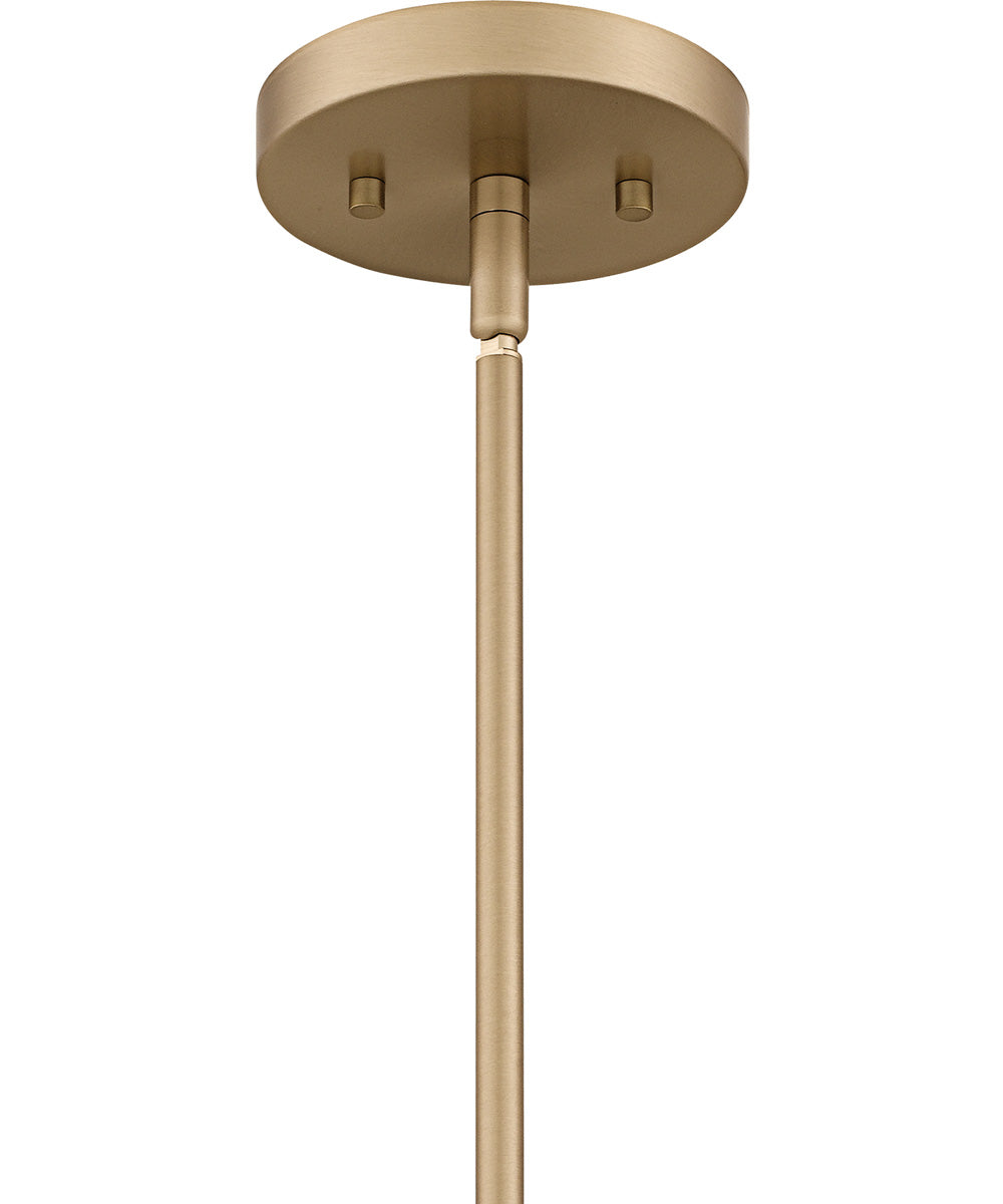 Drover 1-Light 12"W Bronze Gold Pendant Ceiling Light