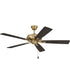 Eos Fan Satin Brass