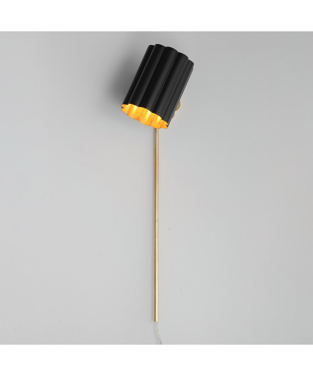 Primrose 1-Light Wall Sconce Gold Leaf