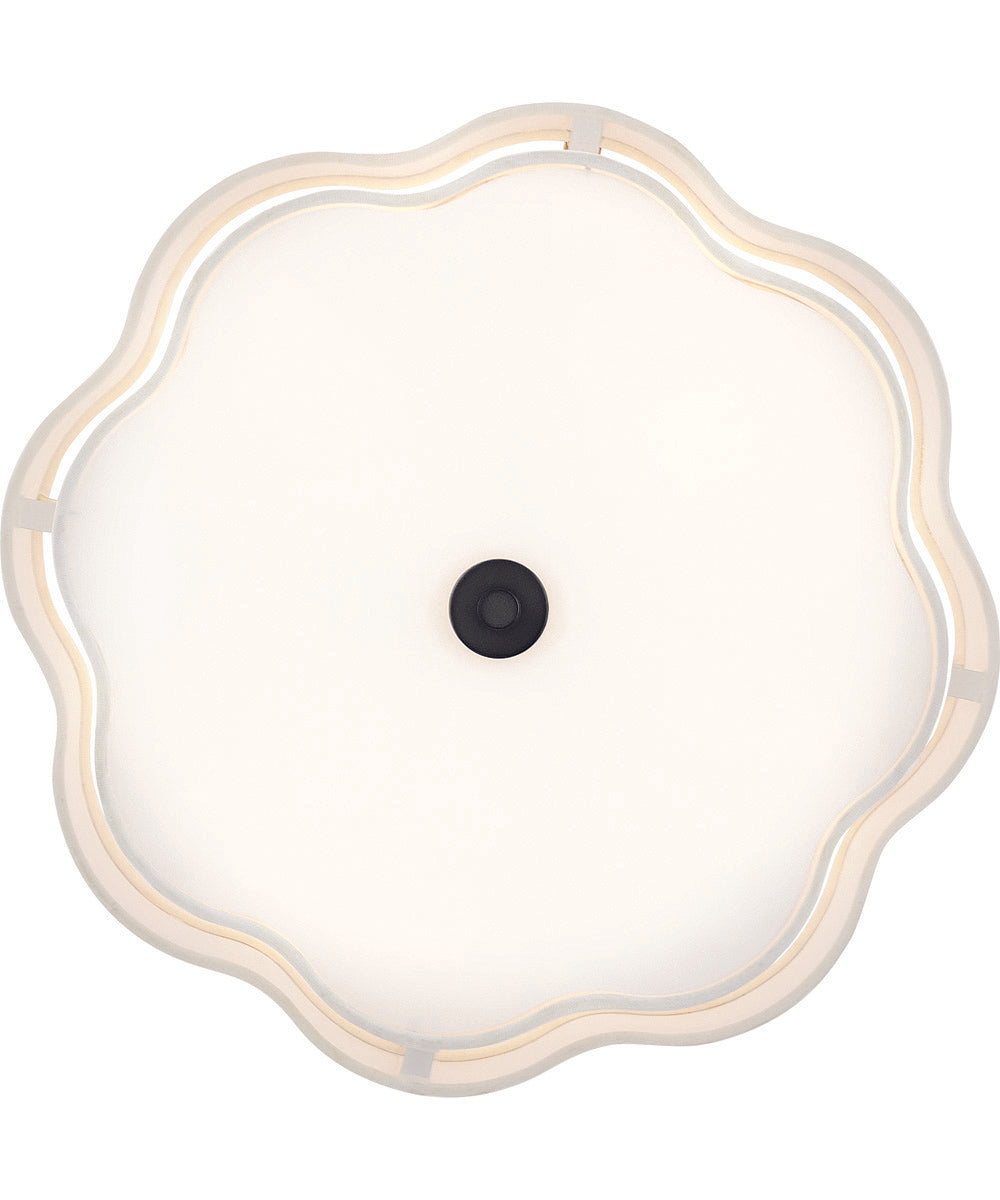 Gwen 4-Light Medium Semi-Flush Mount in Black