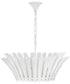 Reina 3-Light Medium Tapered Chandelier in Textured Plaster