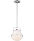 Valdora 1-Light Pendant Polished Nickel