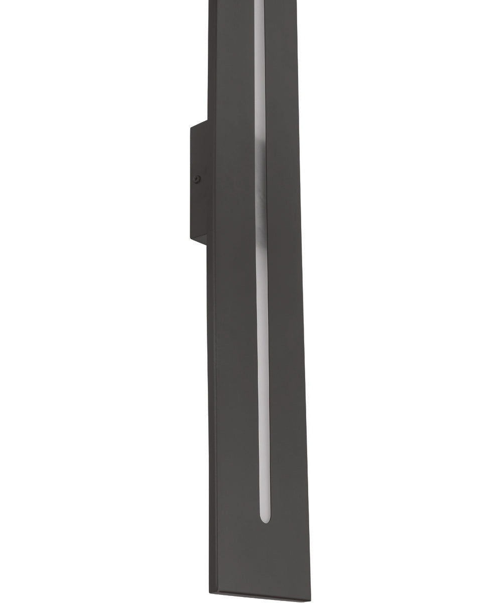Profiled 1-Light Outdoor Lighting Textured Black