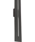 Profiled 1-Light Outdoor Lighting Textured Black