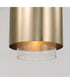 Weller 1-Light Pendant Matte Brass