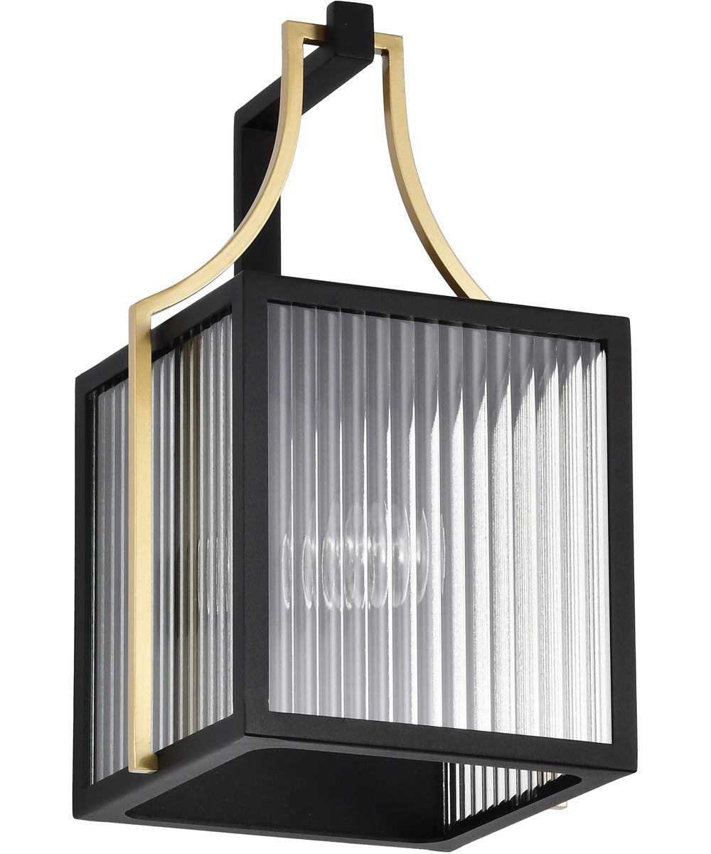 Holden 1-Light Outdoor Black / Gold