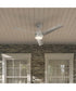 Rizo 52-in. 3-Blade Modern Ceiling Fan Matte White