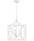 Anna 3-Light Foyer Textured White