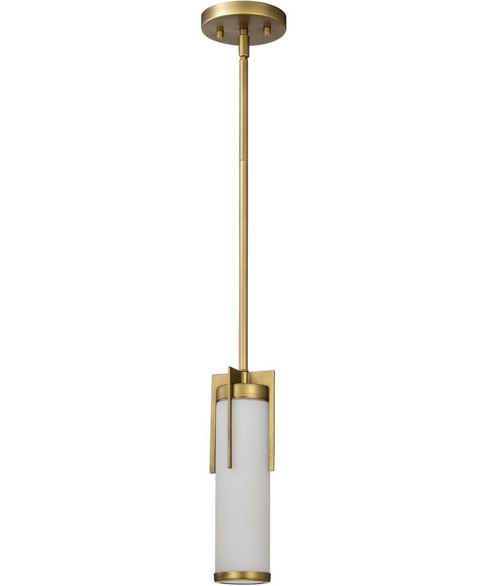 Roselle 1-Light Pendant Natural Brass