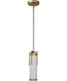 Roselle 1-Light Pendant Natural Brass