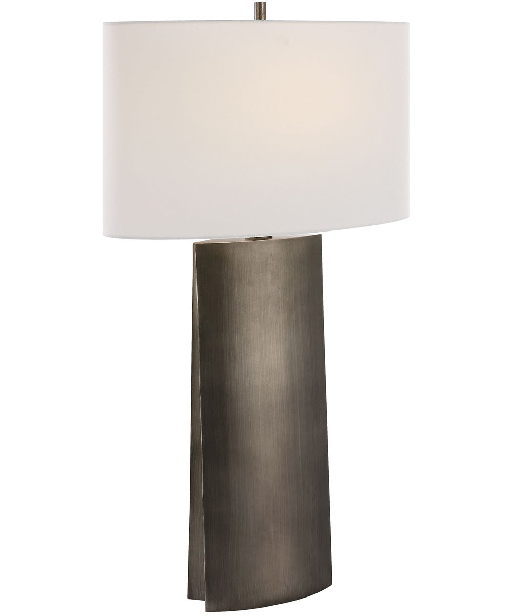 V-Groove Modern Table Lamp