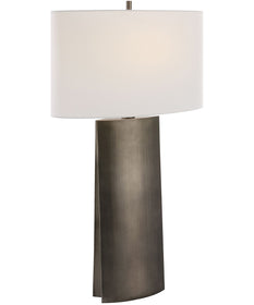 V-Groove Modern Table Lamp