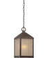 9"W Haven 1-Light Outdoor Mahogany Bronze