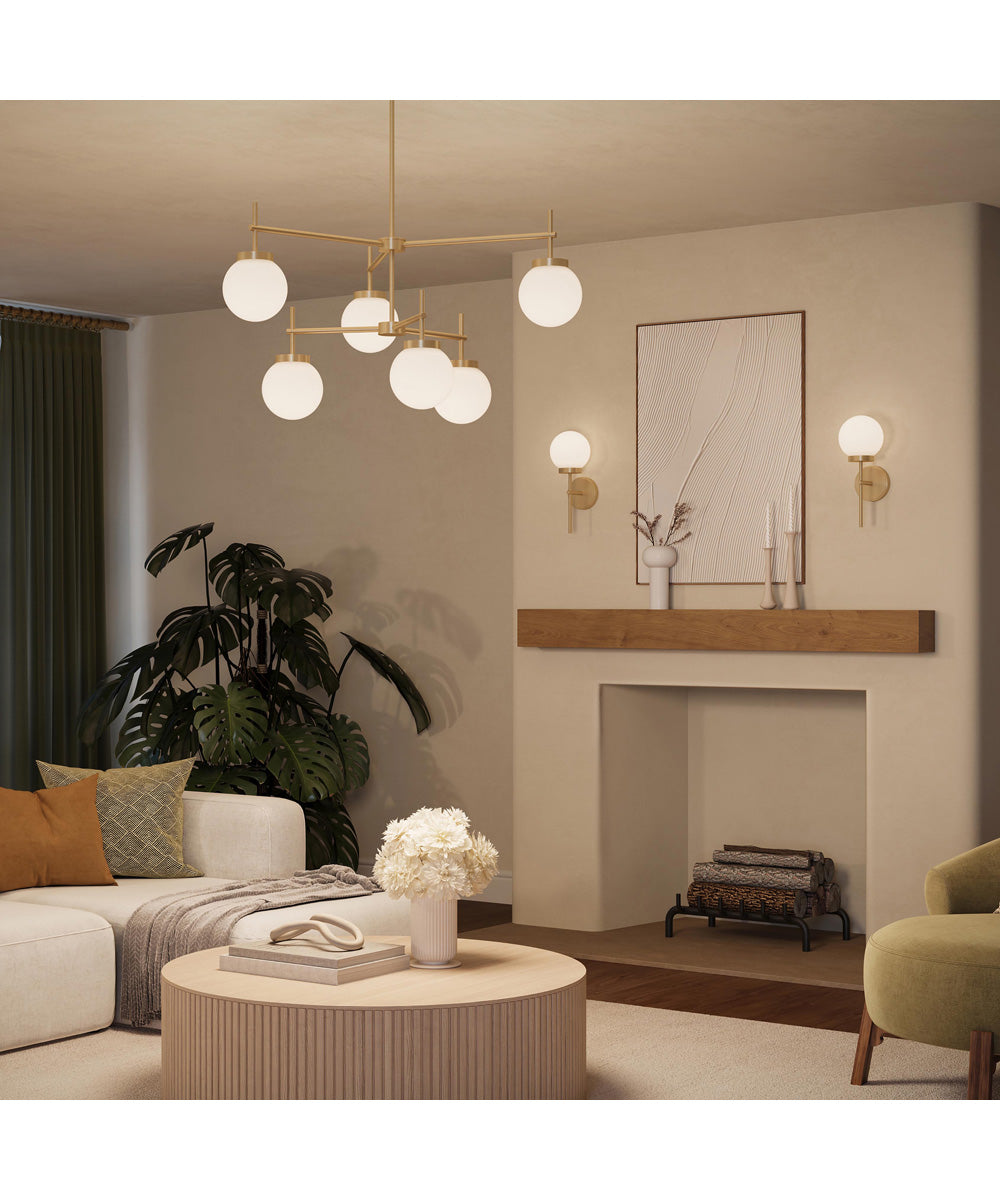 Rigsby 1-Light Wall Sconce Brushed Gold