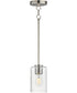 Livingston Single Pendant Satin Nickel