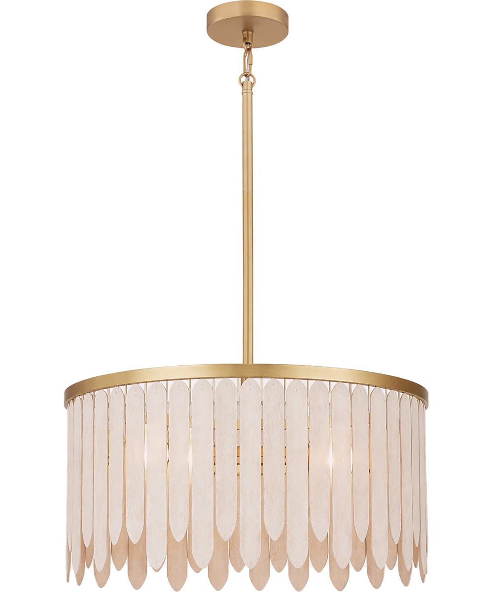 Marimba 26 inch Pendant Weathered White